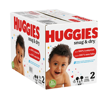 Image 2 du produit Huggies - Snug & Dry couches pour bébés, taille 2, 100 unités