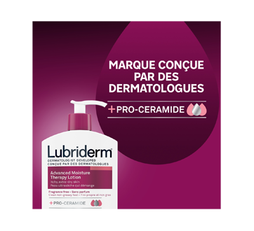 Image 3 du produit Lubriderm - Advanced Moisture Therapy lotion pour peau ultrasèche, Sans parfum, 710 mL