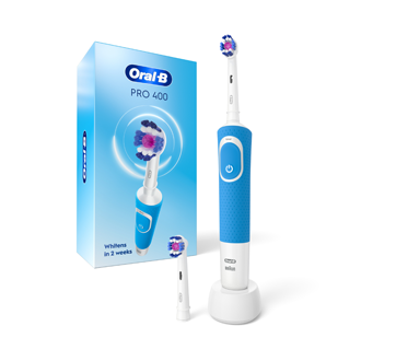 Image 2 du produit Oral-B - Pro 400 Vitality brosse à dents électrique rechargeable, 4 unités