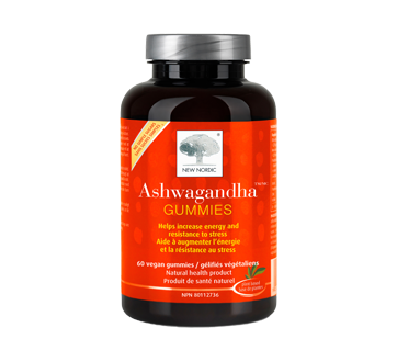 Ashwagandha Gummies gélifiés, 60 unités