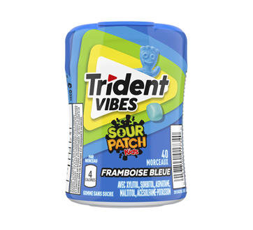 Trident Vibes Sour Patch Kids, 1 unité, framboise bleue