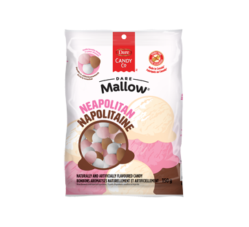 Dare Mallow bonbons aromatisés, 150 g, napolitaine