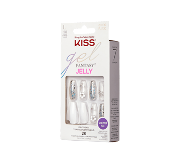 Image 5 du produit Kiss - Gel Fantasy faux ongles sculptés, Sweet Jelly, 28 unités