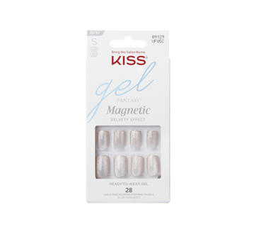 Gel Fantasy Magnetic faux ongles sculptés, Dignity, 28 unités