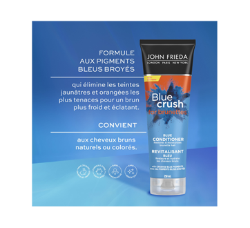 Image 4 du produit John Frieda - Blue Crush revitalisant bleu pour brunettes, 250 ml