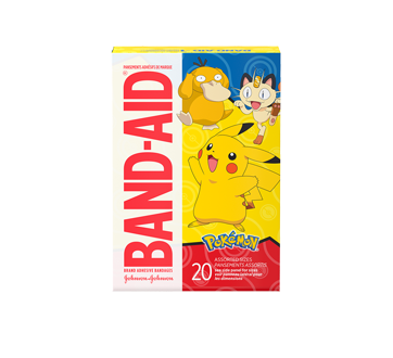 Pansements adhésifs pour enfants, 20 unités, Pokémon – Band-Aid :  Pansements, compresses et autres