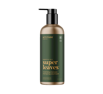 Super Leaves shampooing volumisant, petit-grain et jasmin, 473 ml