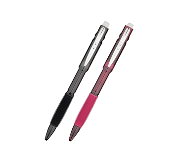 Image 2 du produit Pentel - Twist-Erase GT porte-mines avec mines rechargeables et gommes à effacer de rechange, noir/rouge, 5 unités