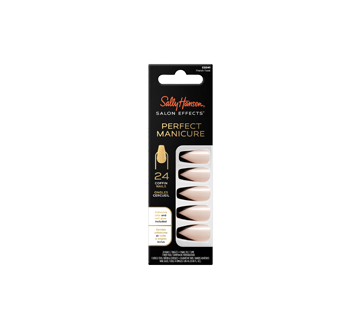 Salon Effects Perfect manicure ongles à coller ballerine, French Twist CO341, 29 unités