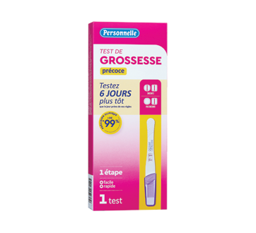 Test de grossesse précoce, 1 unité