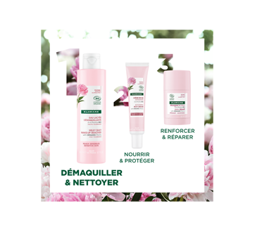 Image 6 du produit Klorane - Eau lactée démaquillante à la pivoine bio pour peaux sensibles, 200 ml