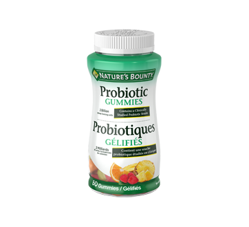 Probiotiques gélifiés, ananas, framboise et orange, 60 unités