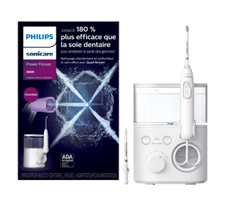 Power Flosser 3000, irrigateur buccal, blanc, 1 unité