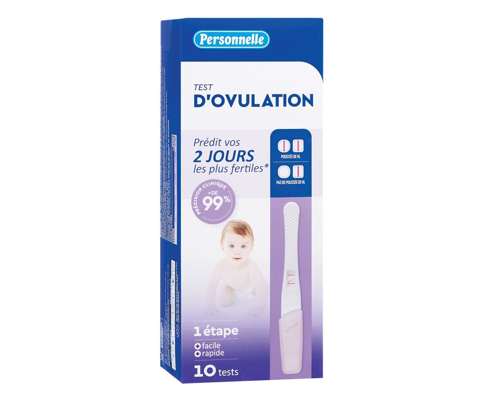 Test d'ovulation, 10 unités Personnelle Test de fertilité Jean Coutu