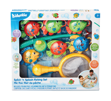 Splish 'n Splash ensemble de pêche pour le bain, 9 unités