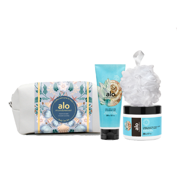 Alo Coffret de soins pour le corps, fleur de mer, 4 unités