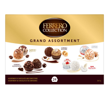 Boîte assortiment variétés de chocolat - Ferrero - 319 g