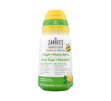 Toux + Mucosités sirop pour enfants, 118 ml