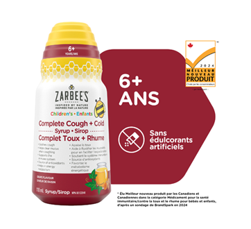 Image 8 du produit Zarbee's - Toux + Rhume sirop complet pour enfants, 118 ml