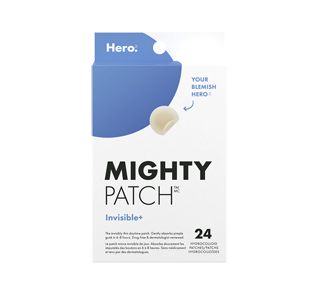 Mighty Patch Invisible+ timbres hydrocolloïdes contre l'acné, 24 unités