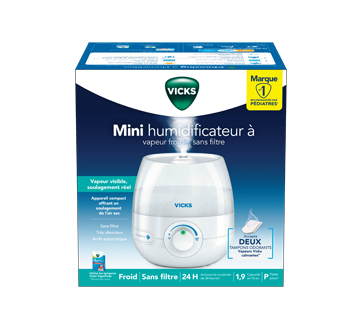 Humidificateur mini sans filtre vapeur froide, 1 unité