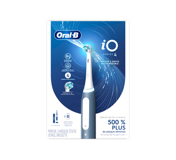 iO Série 4 brosse à dents rechargeable, bleue océan/Ocean Blue, 1 unité