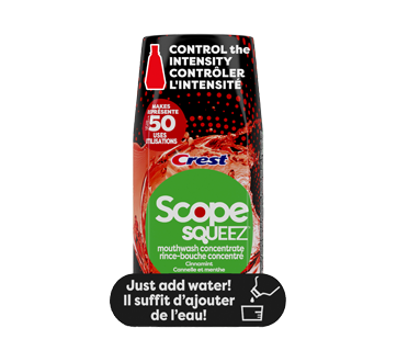 Squeez rince-bouche concentré, cannelle et menthe, 50 ml