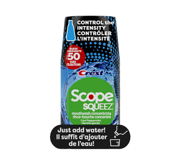 Squeez rince-bouche concentré, menthe glacée, 50 ml