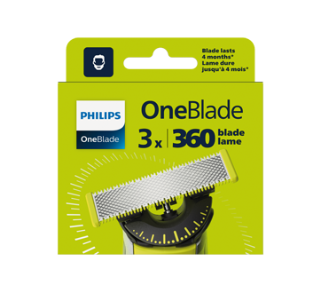 OneBlade 360 lames souples, 3 unités – Philips : Rasoir manuel