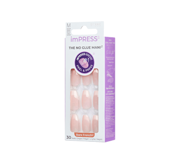 Image 4 du produit Kiss - ImPress-Ongles à pression manucure française, Genuine - moyens - ballerine, 30 unités