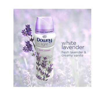 Image 2 du produit Downy - Light perles de rehausseur de parfum pour lessive, Lavande blanche, 379 g