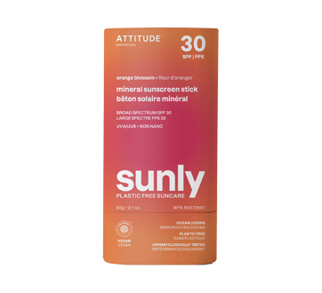 Sunly bâton solaire FPS 30, fleur d'oranger, 60 g