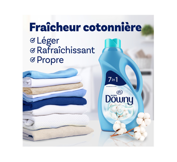 Image 4 du produit Downy - Ultra assouplissant textile liquide pour la lessive, Fraîcheur cotonnière, 2,63 L