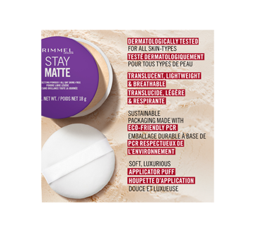 Image 5 du produit Rimmel London - Stay Matte poudre libre, Transparent - 001, 18 g