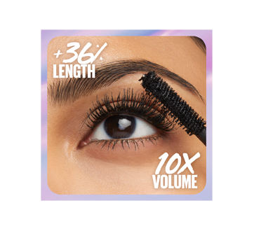 Image 4 du produit Maybelline New York - The Falsies Surreal mascara lavable effet extensions, Meta Black, 10 ml