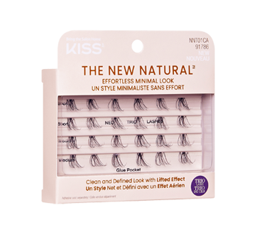 Image 2 du produit Kiss - The New Natural ensemble d'extensions de cils, Neo Trio, 24 unités