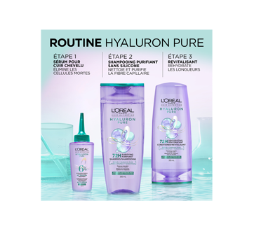 Image 7 du produit L'Oréal Paris - Hyaluron Pure shampooing purifiant 72 h, 385 ml