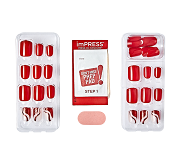 Image 5 du produit Kiss - ImPress mini ongles à pression, Endlessly - courts - carré-ovale, 30 unités