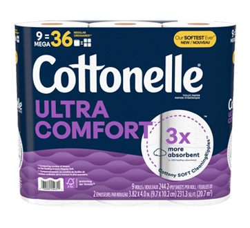 Ultra Comfort papier hygiénique robuste, 9 unités