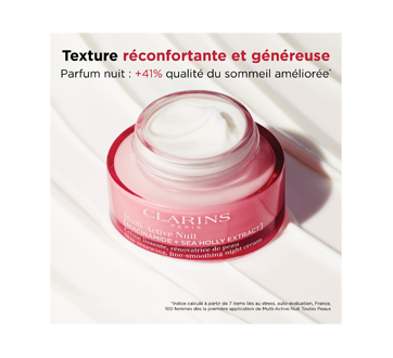 Image 2 du produit Clarins - Multi-Active Nuit crème lissante pour peaux sèches, 50 ml