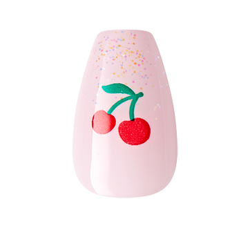 Image 6 du produit Kiss - Gel Fantasy Jelly ongles à pression, Jelly Baby multicolore - courts - ballerine, 28 unités