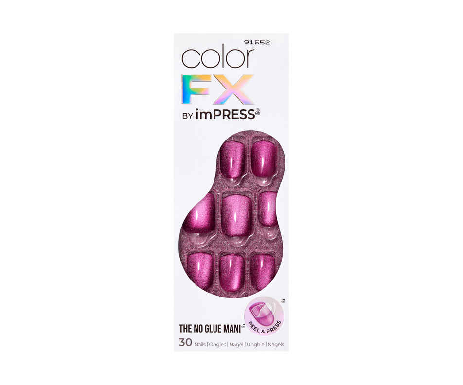 Impress Color Fx Ongles Carrés Courts Levels 30 Unités Kiss Faux Ongles Et Décoration