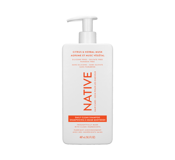 Shampooing quotidien, agrume et musc botanique, 487 ml