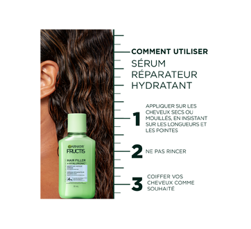 Image 7 du produit Garnier - Hair Filler sérum réparateur hydratant, 111 ml