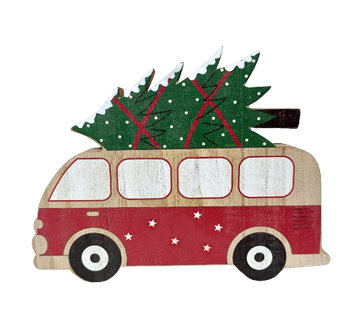 Décoration de Noël, bus de Noël, 1 unité