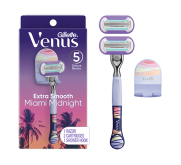 Image 2 du produit Gillette - Venus Minuit à Miami manche de rasoir extra doux pour femmes, 4 unités