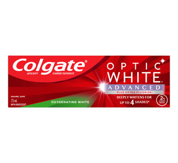 Optic White dentifrice blanchissant avancé, blanc oxygénant, 73 ml