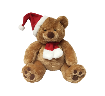 Ours brun en peluche, 1 unité