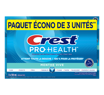 Pro-Santé dentifrices à la formule douce, menthe vive, 390 ml