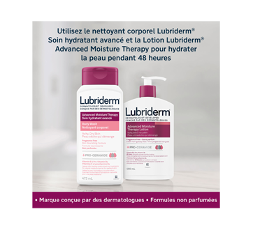 Image 6 du produit Lubriderm - Advanced Moisture Therapy nettoyant corporel, 473 ml